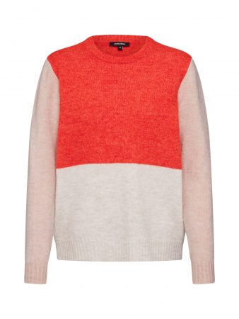 MORE & MORE Pulover 'Colorblock Pullover'  nisip