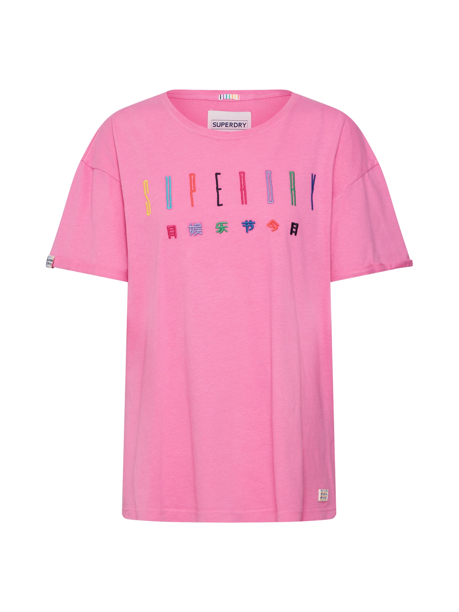 Superdry Tricou 'Paulo'  culori mixte / roz