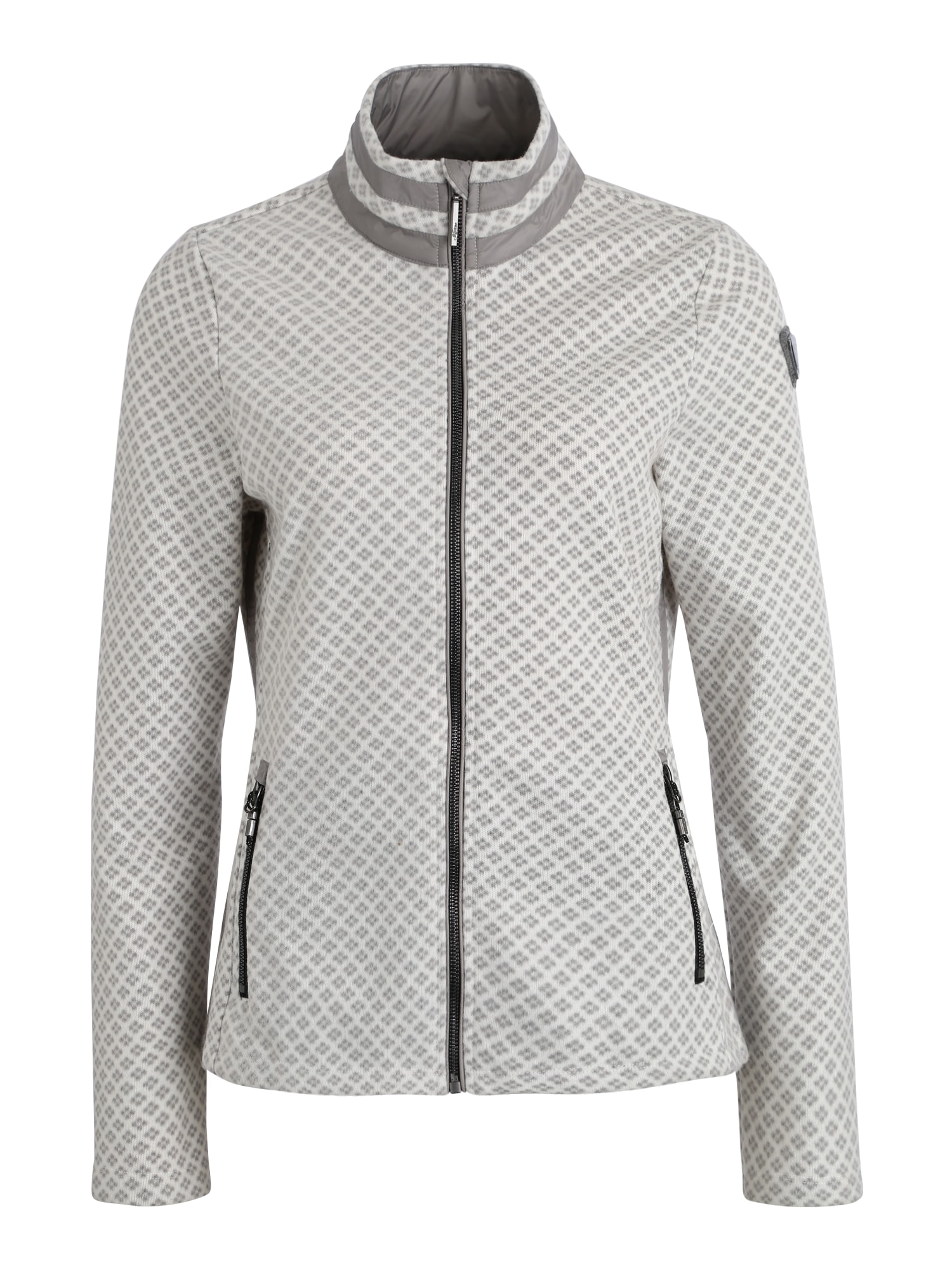 KILLTEC Hanorac sport 'Tanalie'  gri / alb