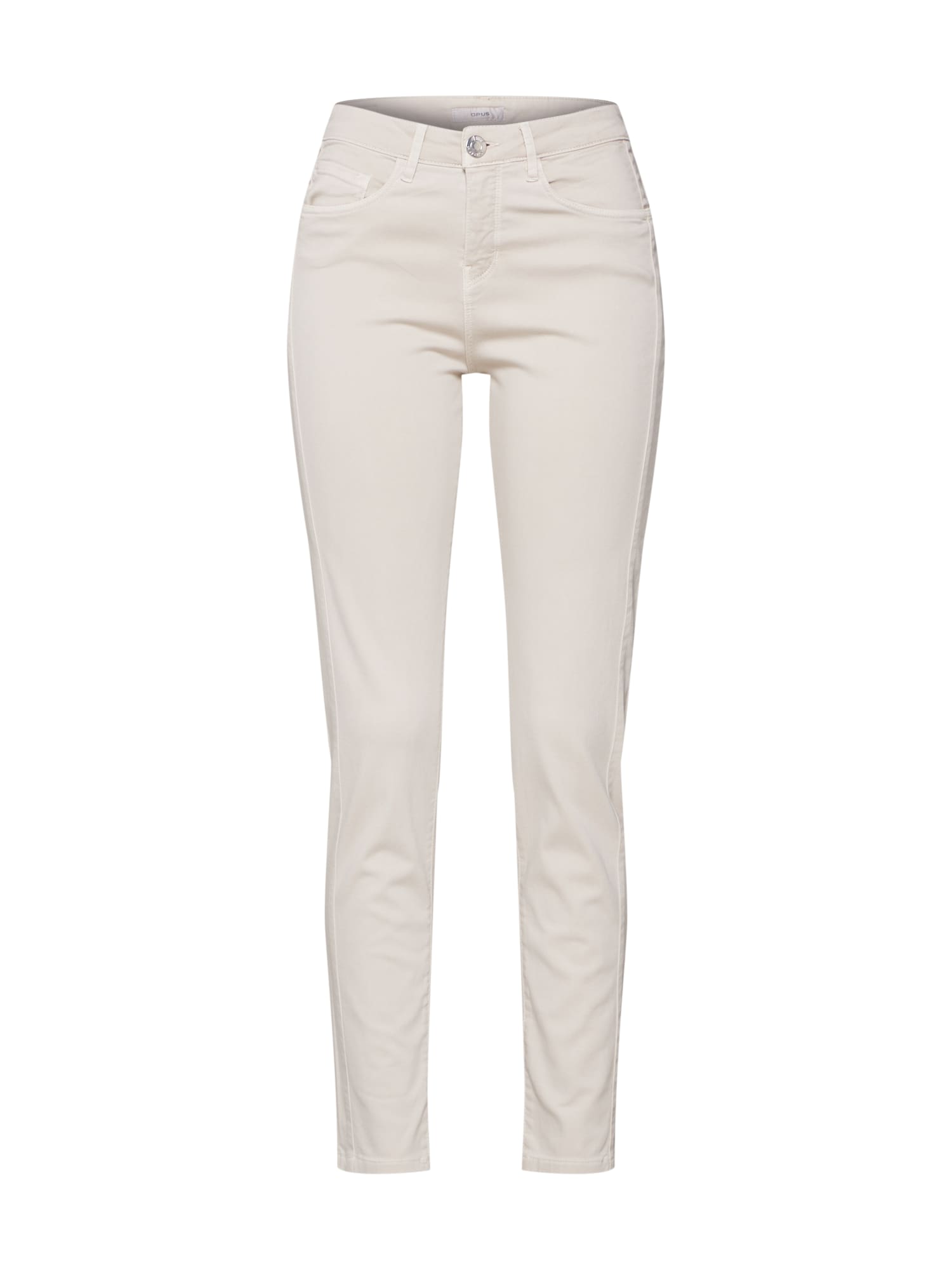 OPUS Pantaloni 'Emily satin stripe ROS'  nisip