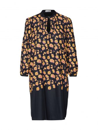 DRYKORN Rochie 'JULIETTE'  albastru noapte / galben închis
