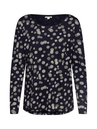 ESPRIT Tricou  negru / alb