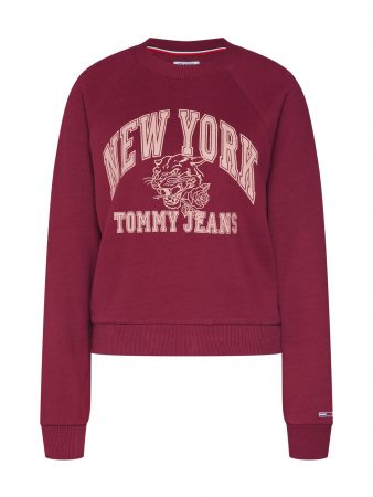 Tommy Jeans Bluză de molton  burgund