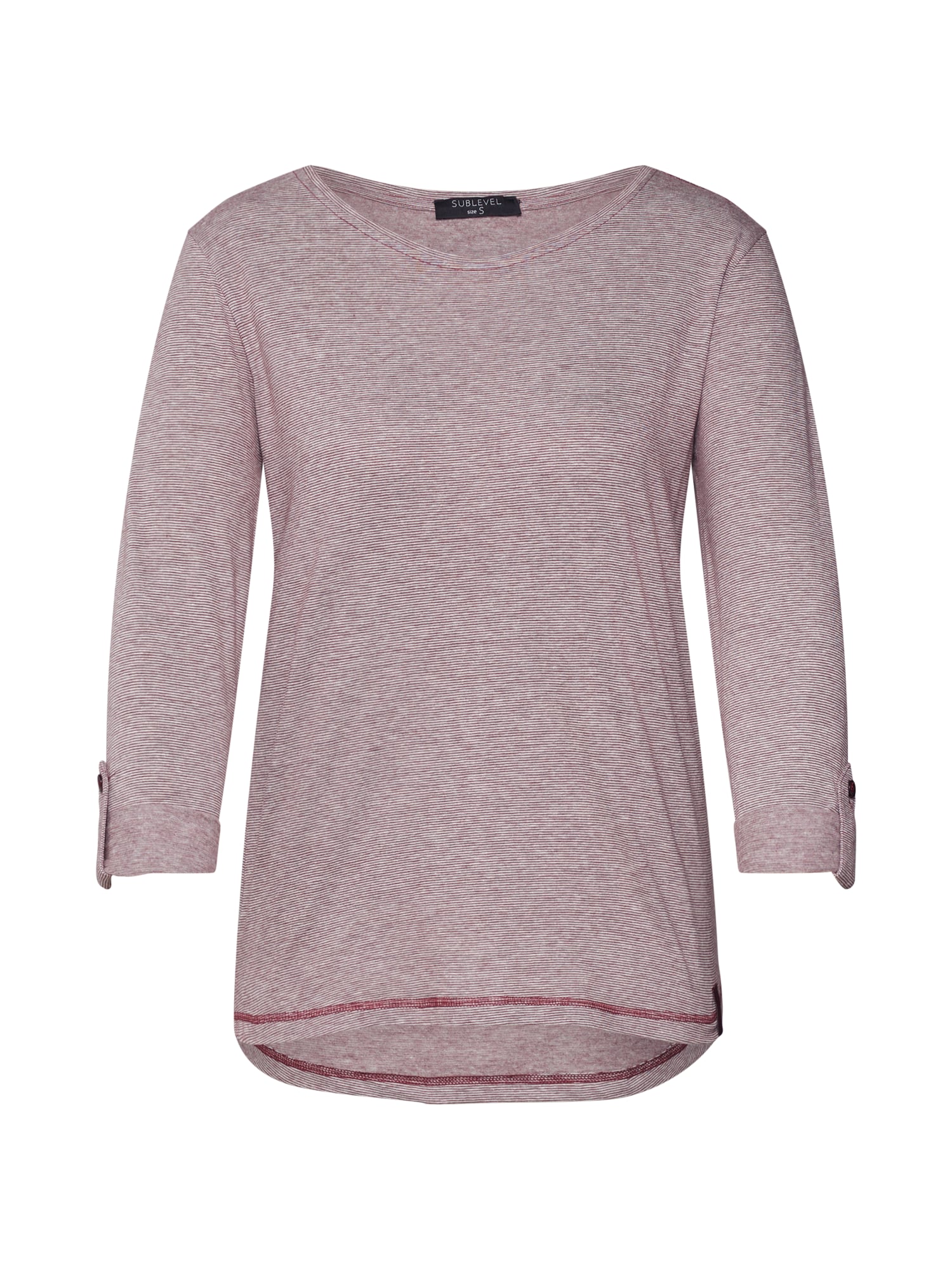 Sublevel Tricou 'D12001G01923B' gri / burgund