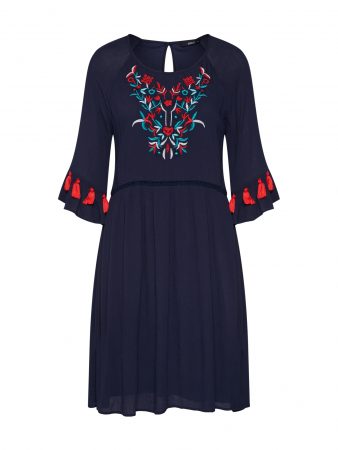 ONLY Rochie 'onlRAKI ABOVE KNEE DRESS WVN'  albastru noapte