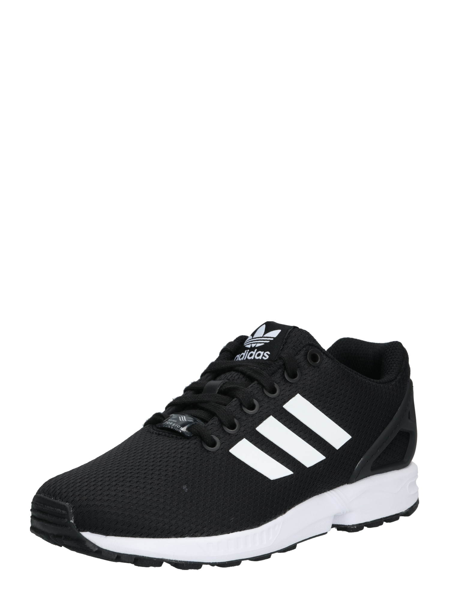 ADIDAS ORIGINALS Sneaker low 'ZX FLUX'  alb / negru