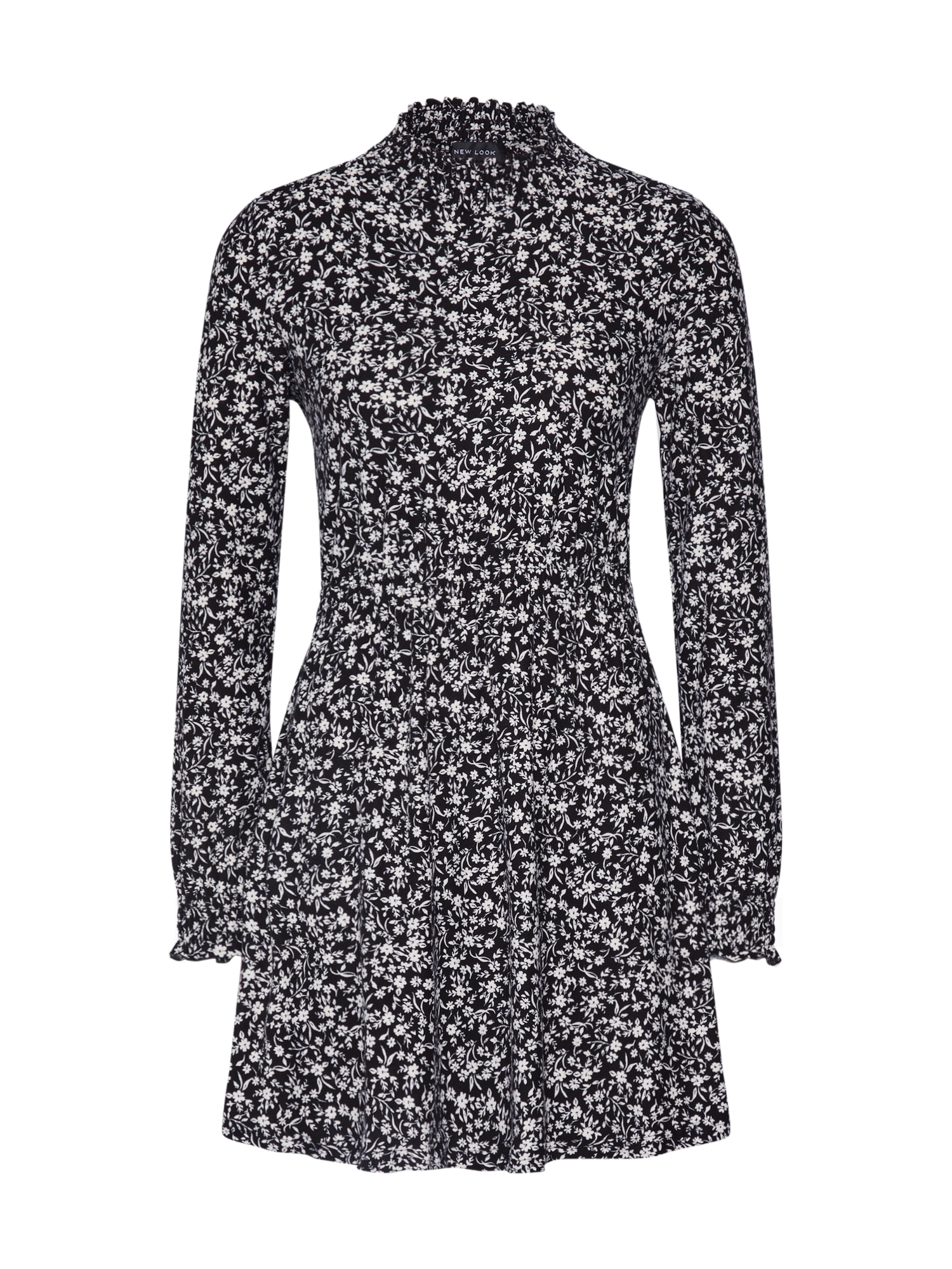 NEW LOOK Rochie 'OLIVIA'  gri / negru / alb