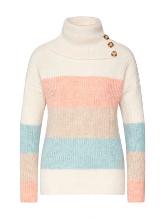 ONLY Pulover  albastru deschis / pudră / roz deschis / alb