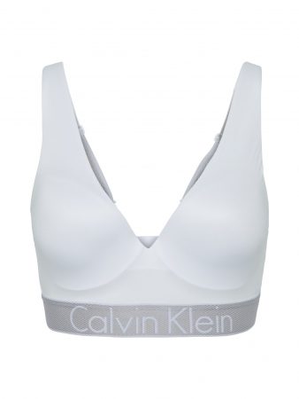 Calvin Klein Underwear Sutien 'PLUNGE'  gri / alb