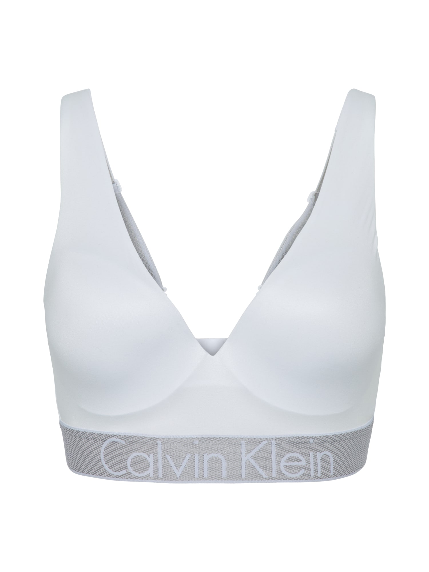 Calvin Klein Underwear Sutien 'PLUNGE' gri / alb