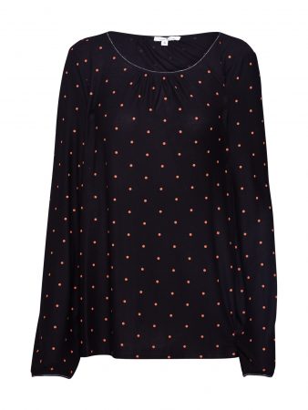 TOM TAILOR Tricou  portocaliu / negru
