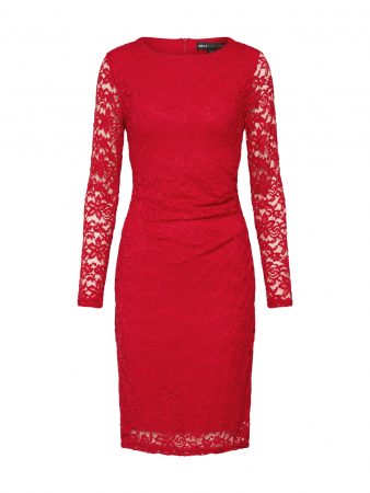 Mela London Rochie de cocktail 'RUCHED LACE BODYCON DRESS'  roșu