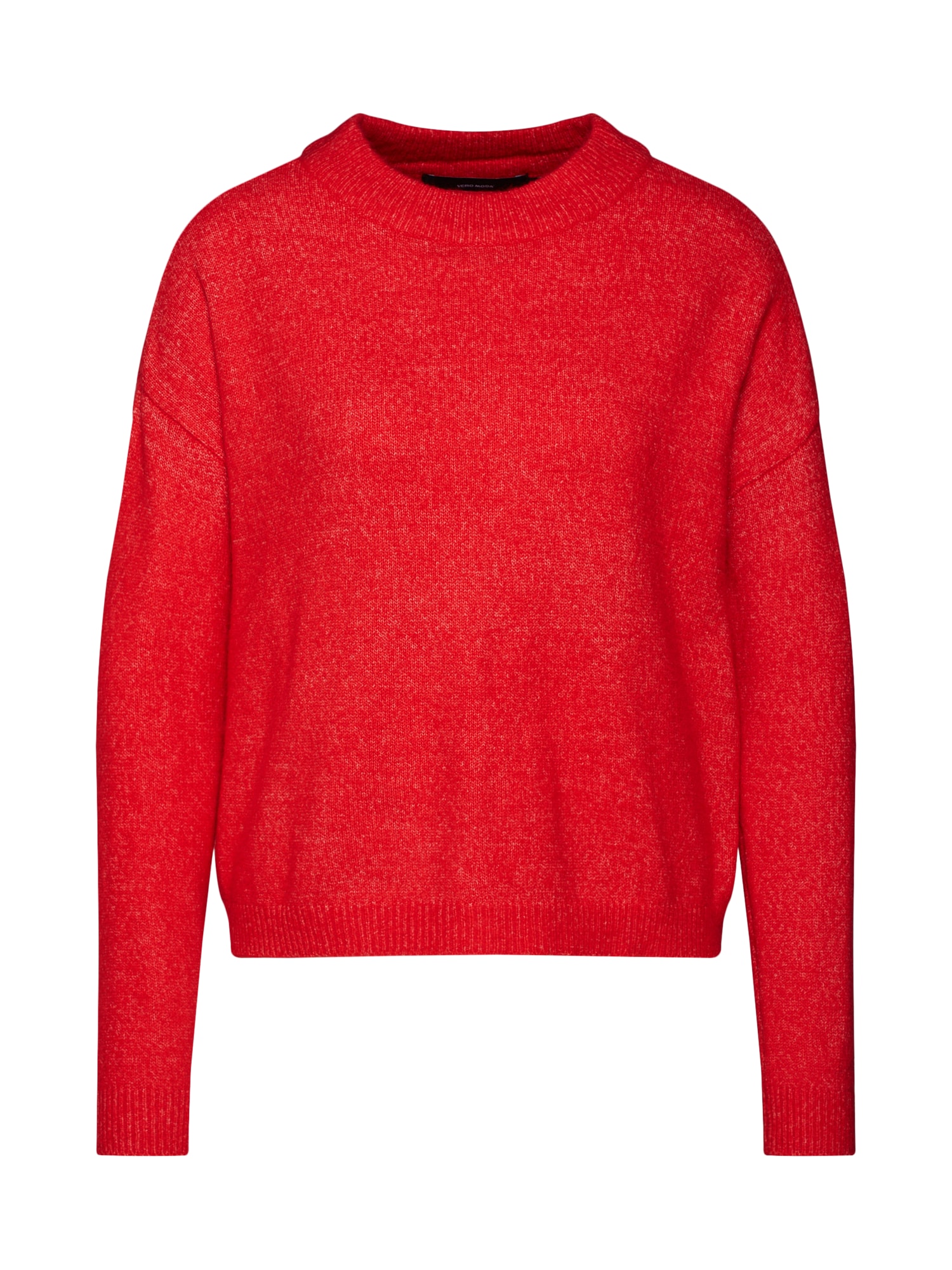 VERO MODA Pulover 'VMRANA LS O NECK BLOUSE BF REP'  roșu