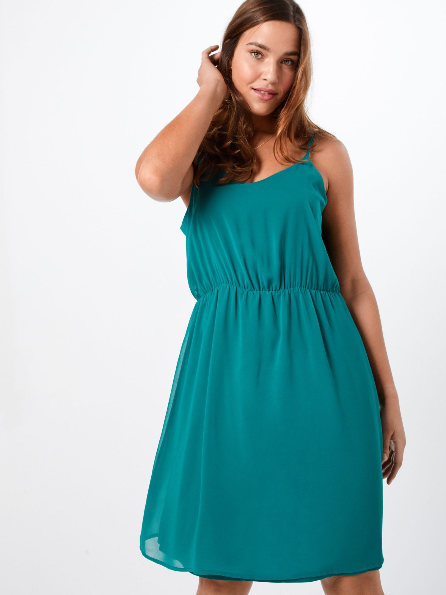 ABOUT YOU Curvy Rochie 'Caitlin' petrol