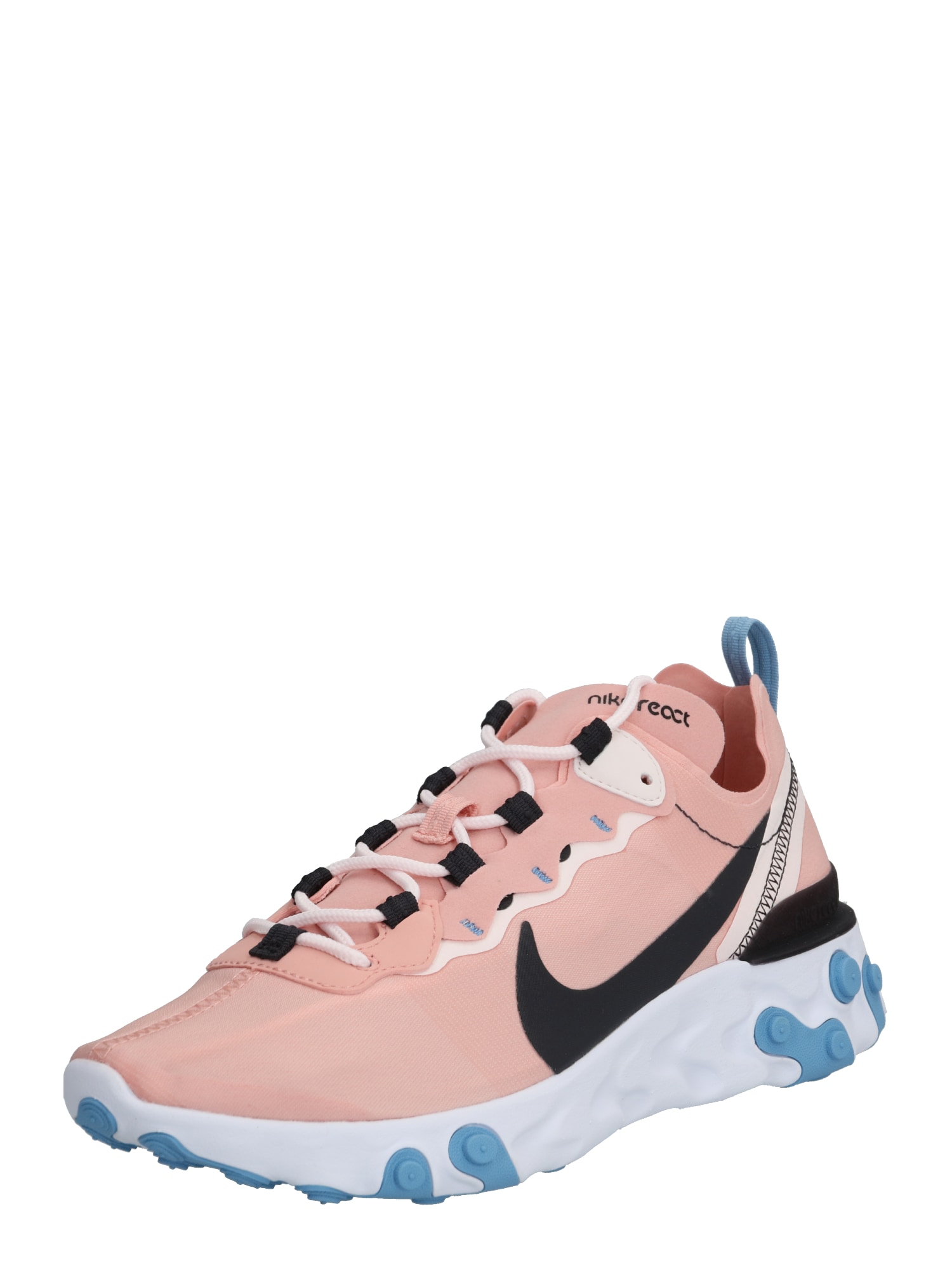 Nike Sportswear Sneaker low 'React 55'  roz / negru / alb