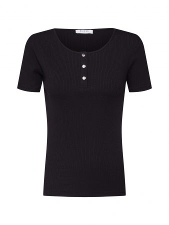 PIECES Tricou  negru