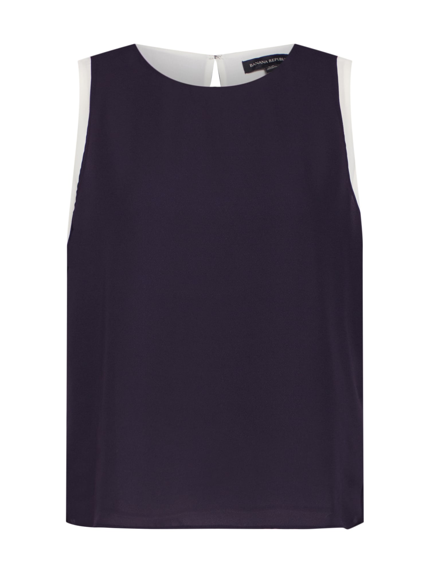 Banana Republic Top 'SL DOUBLE LAYER TOP' negru