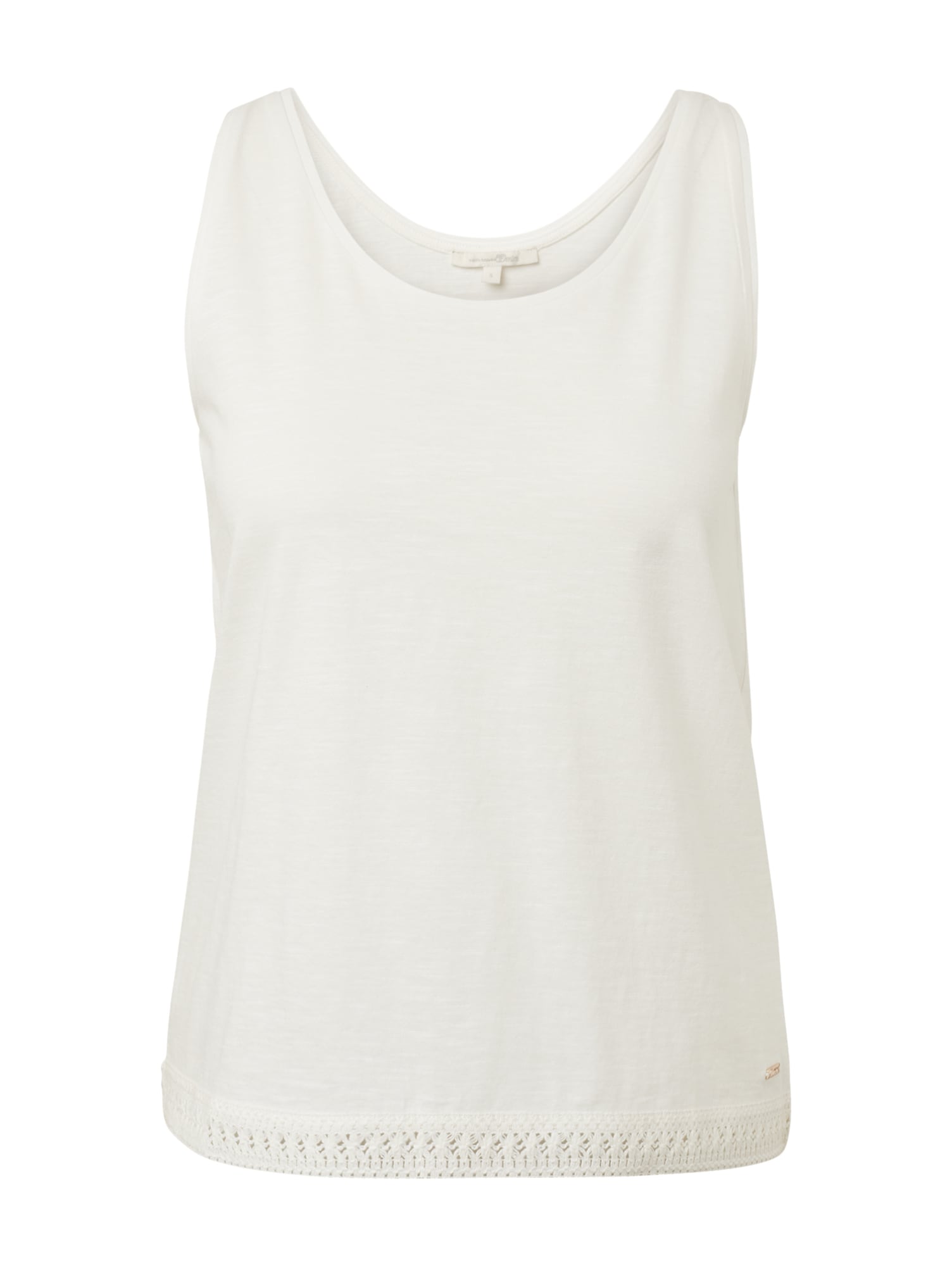 TOM TAILOR DENIM Top  alb