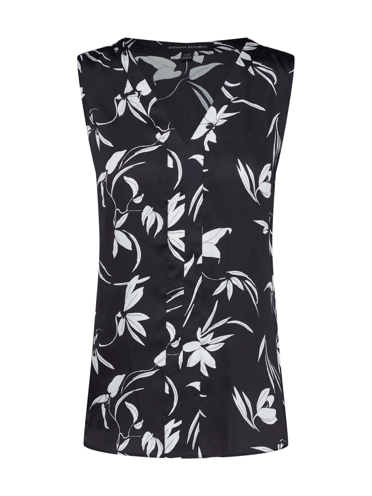 Banana Republic Bluză  negru / alb