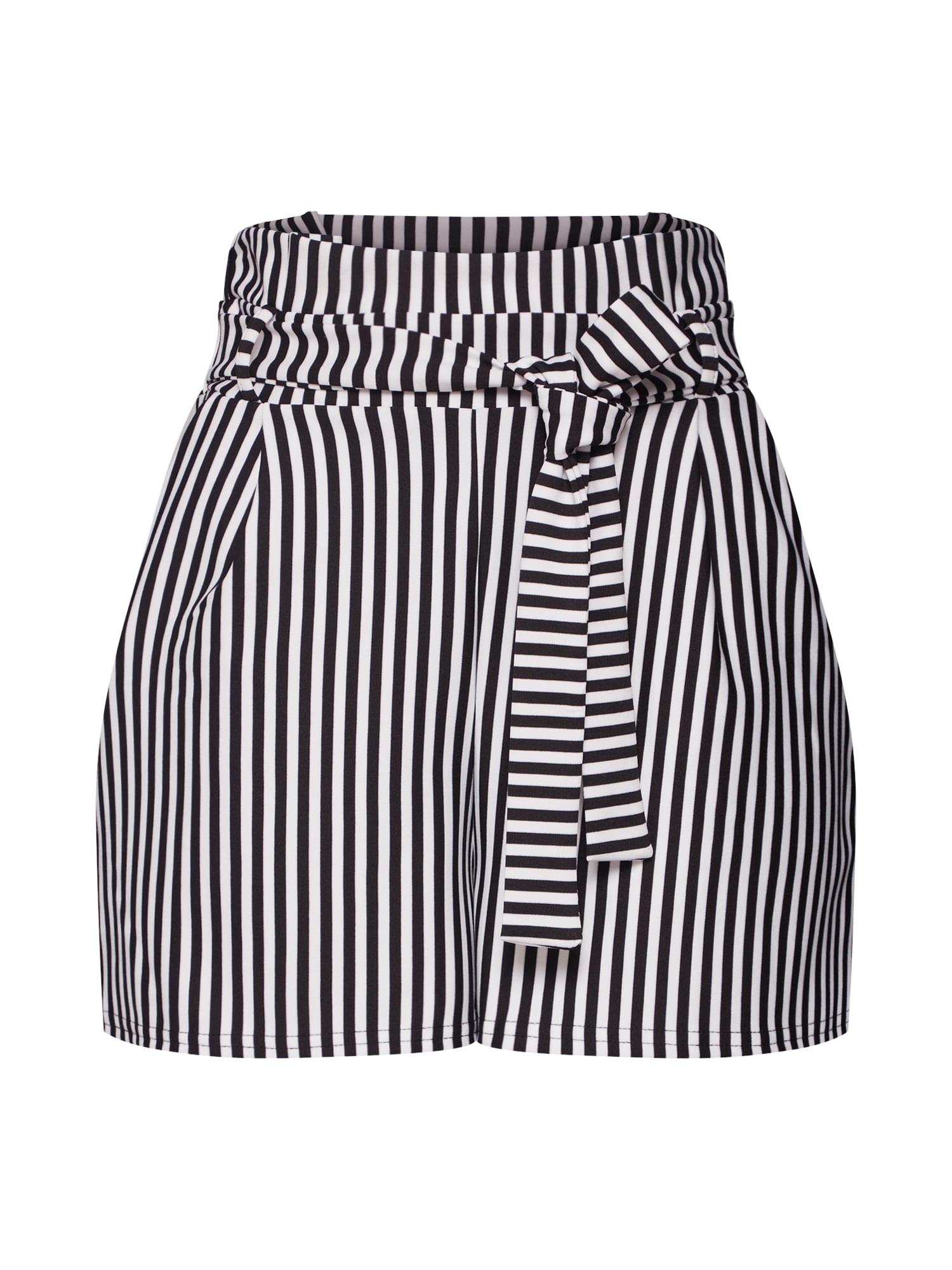 Boohoo Pantaloni negru / alb