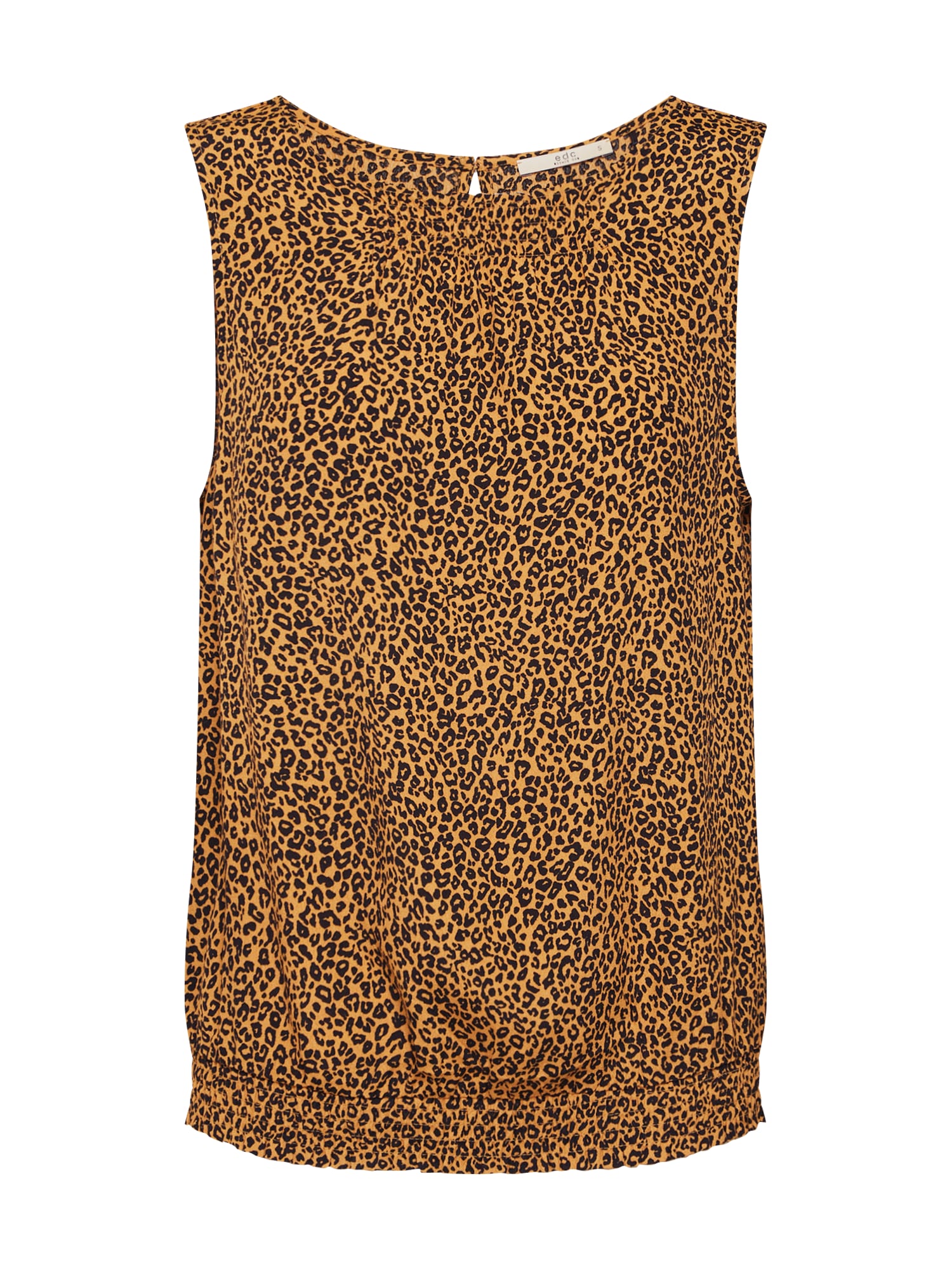 EDC BY ESPRIT Bluză  galben / negru