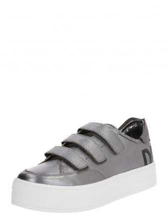 DKNY Sneaker low 'SAVI - VELCRO'  gri argintiu