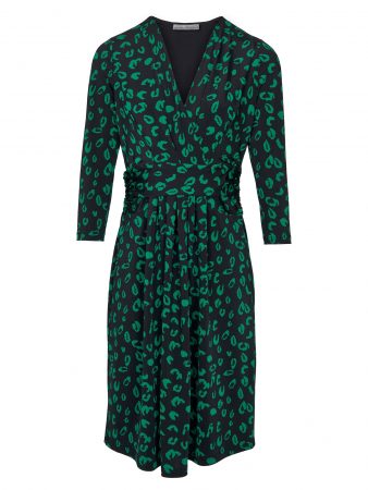 Heine Rochie  verde / negru