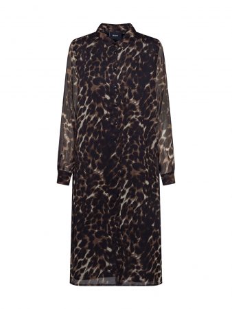 OBJECT Rochie tip bluză  maro