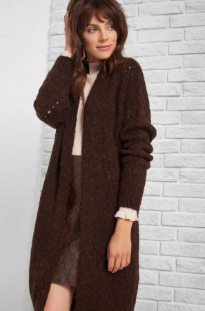 Cardigan ajurat