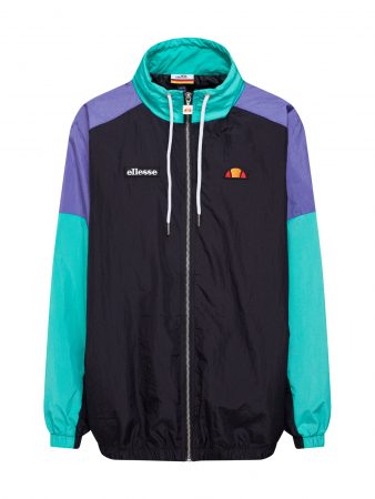 ELLESSE Geacă de primăvară-toamnă 'DELANNA'  turcoaz / negru
