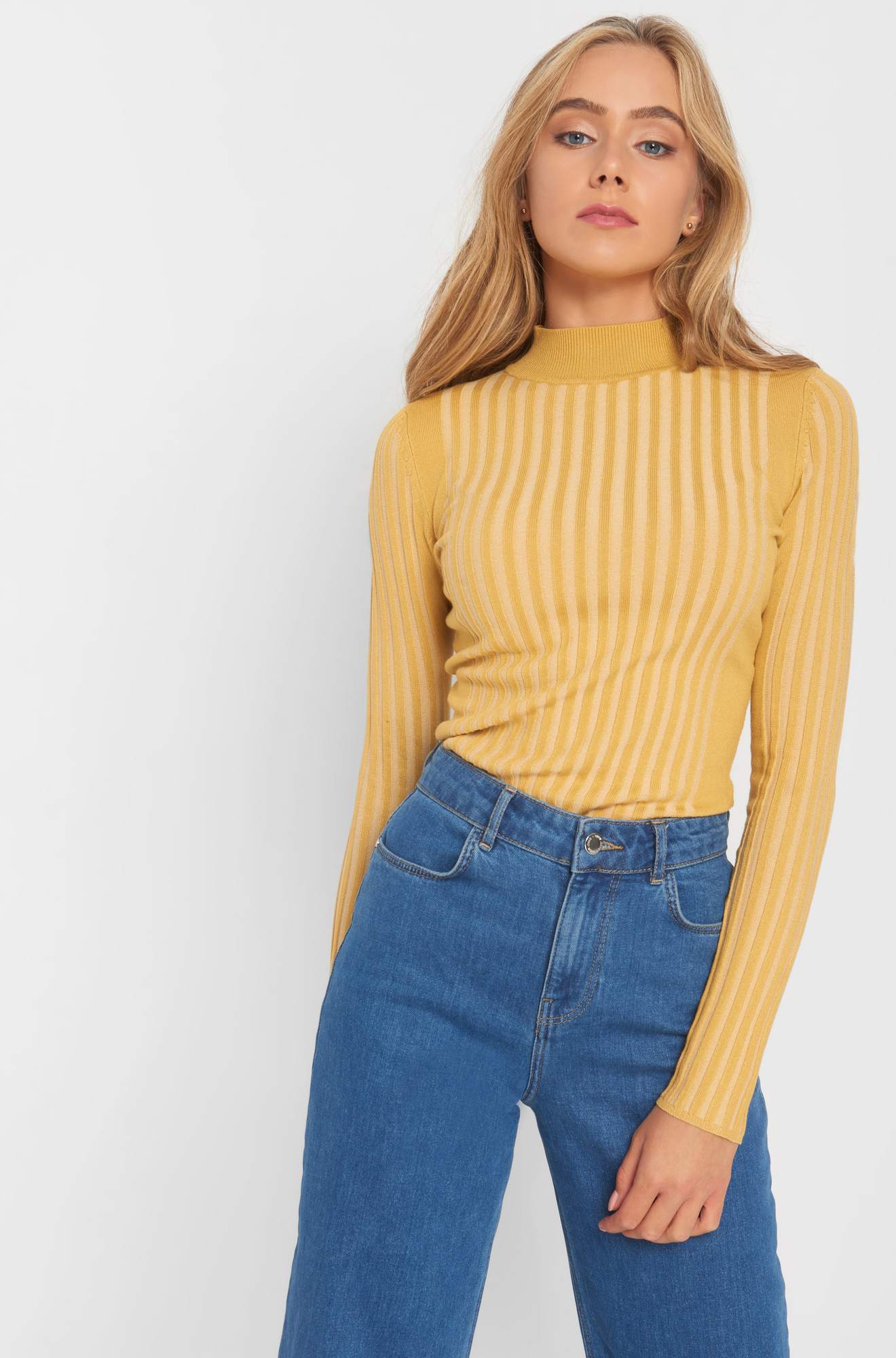 Pulover mulat striat