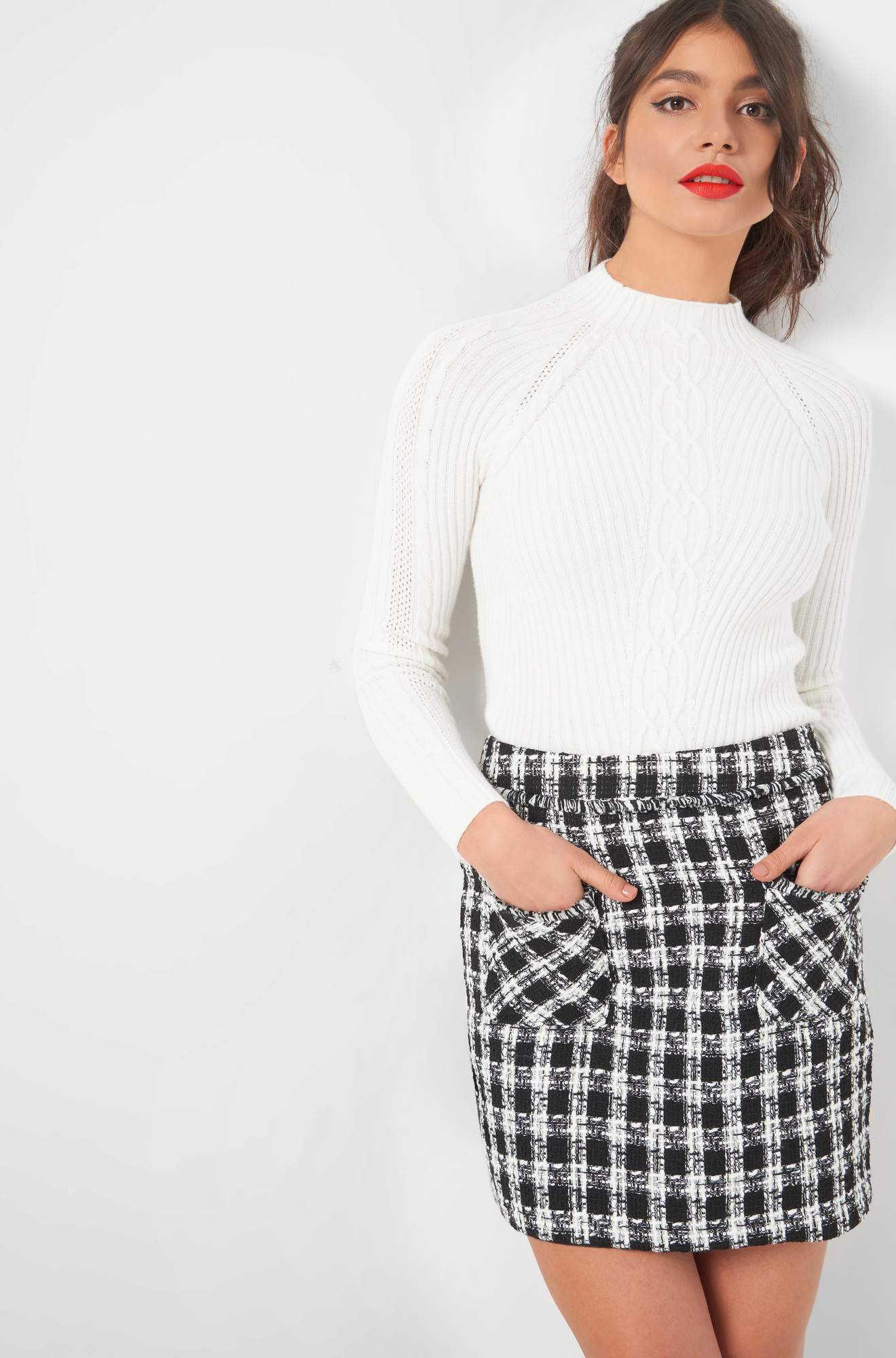 Pulover cu împletitură