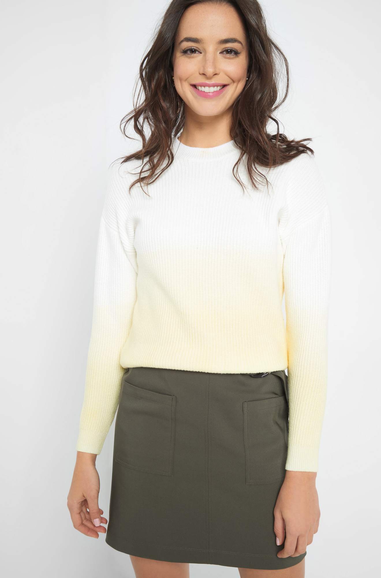 Pulover striat ombre