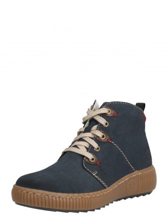 RIEKER Ghete cu șireturi  albastru închis