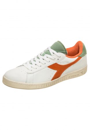 Diadora Sneaker înalt 'GAME L LOW USED'  verde deschis / portocaliu / alb