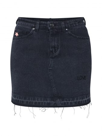 Femi Stories Fustă 'DESI'  denim negru