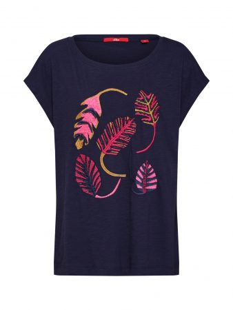 S.Oliver Tricou  navy / roz