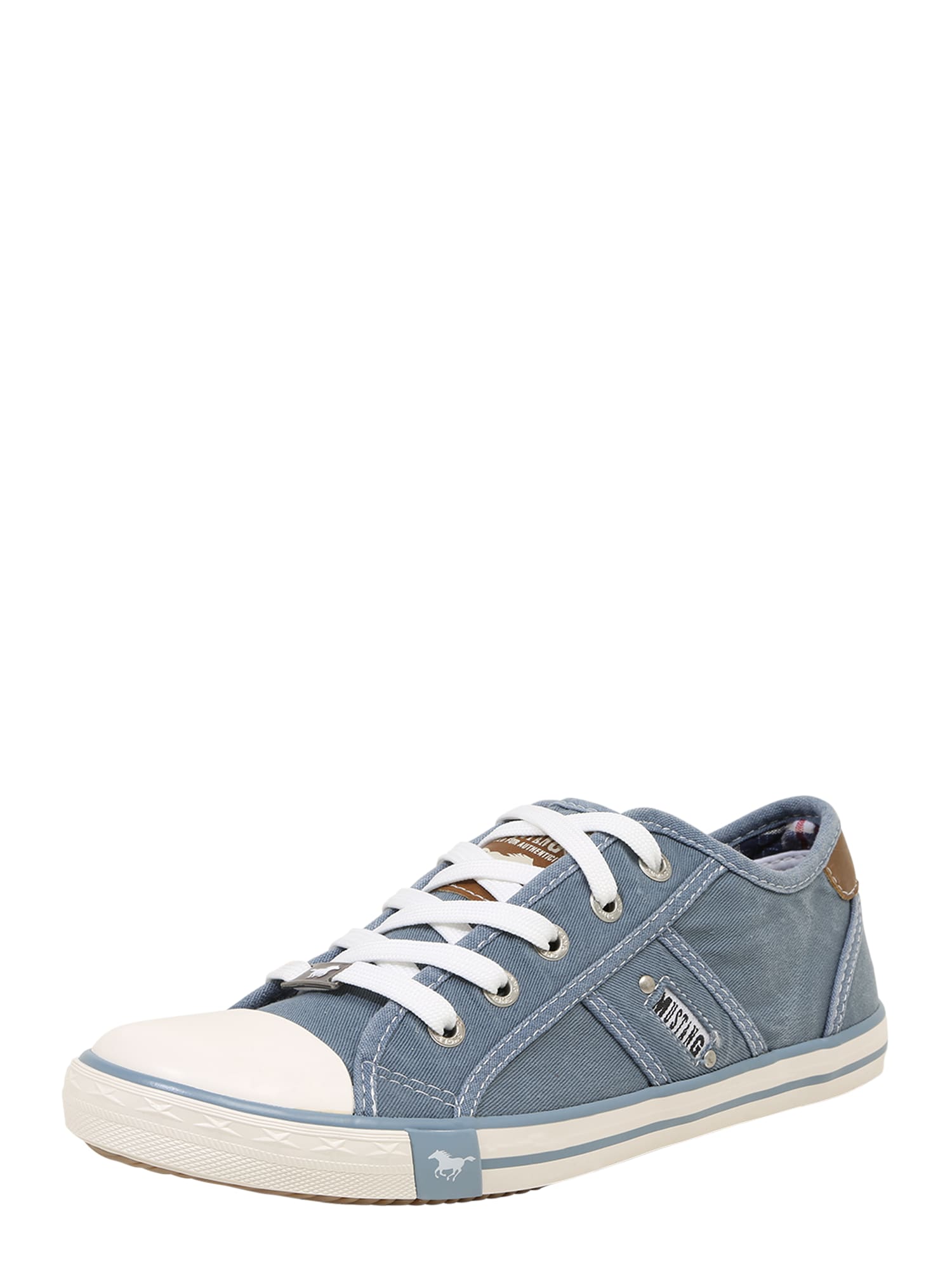 MUSTANG Sneaker low  albastru deschis / alb