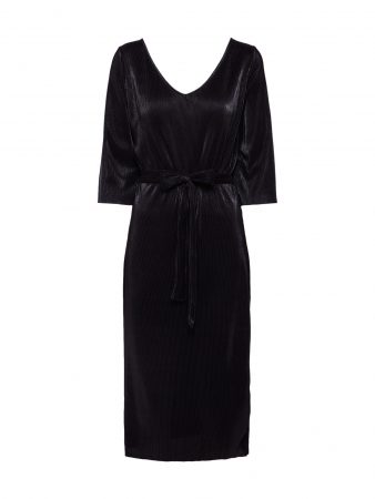 Even&odd Rochie 'Plisse wrap dress'  negru