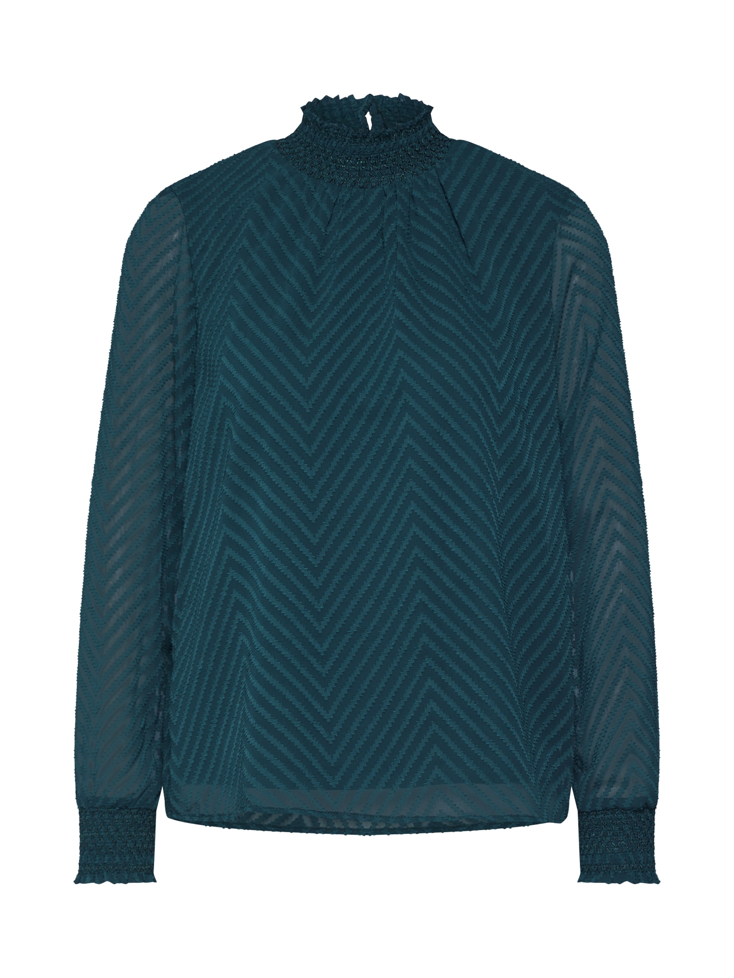 ONLY Bluză 'ONLNEW KAYLA L/S TOP WVN' petrol