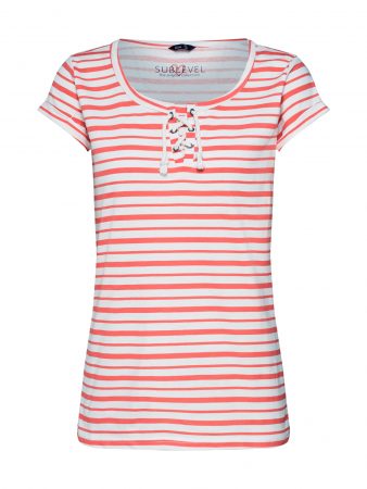 Sublevel Tricou  roșu / offwhite