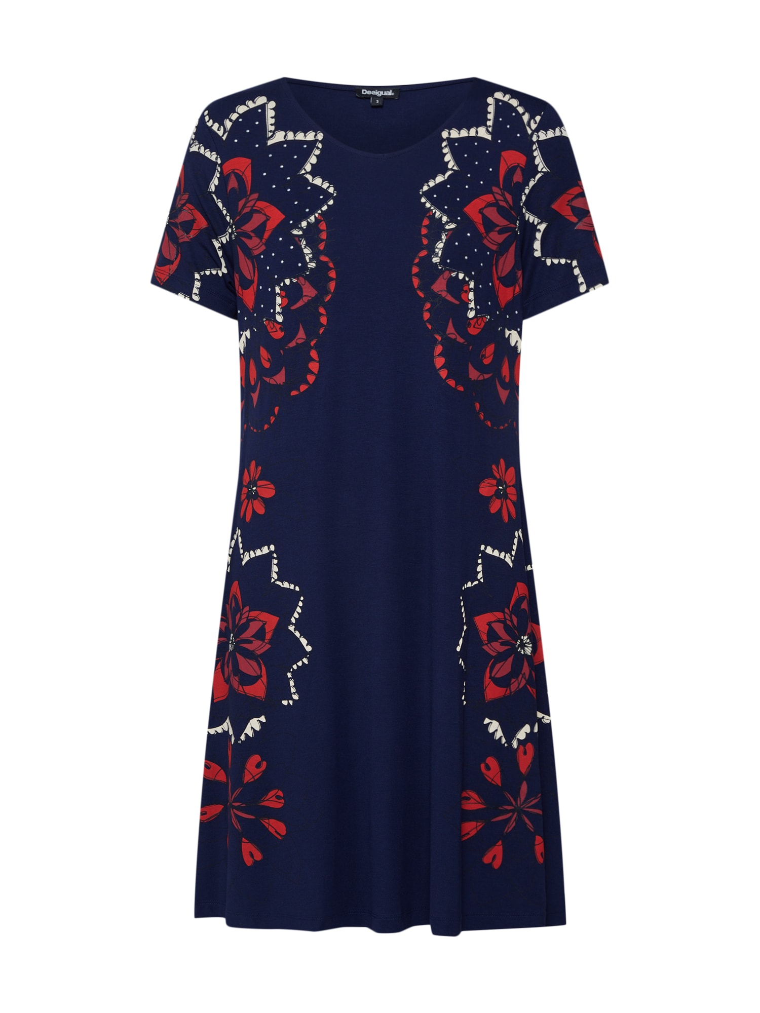 Desigual Rochie 'VEST_ANNA'  albastru închis / culori mixte