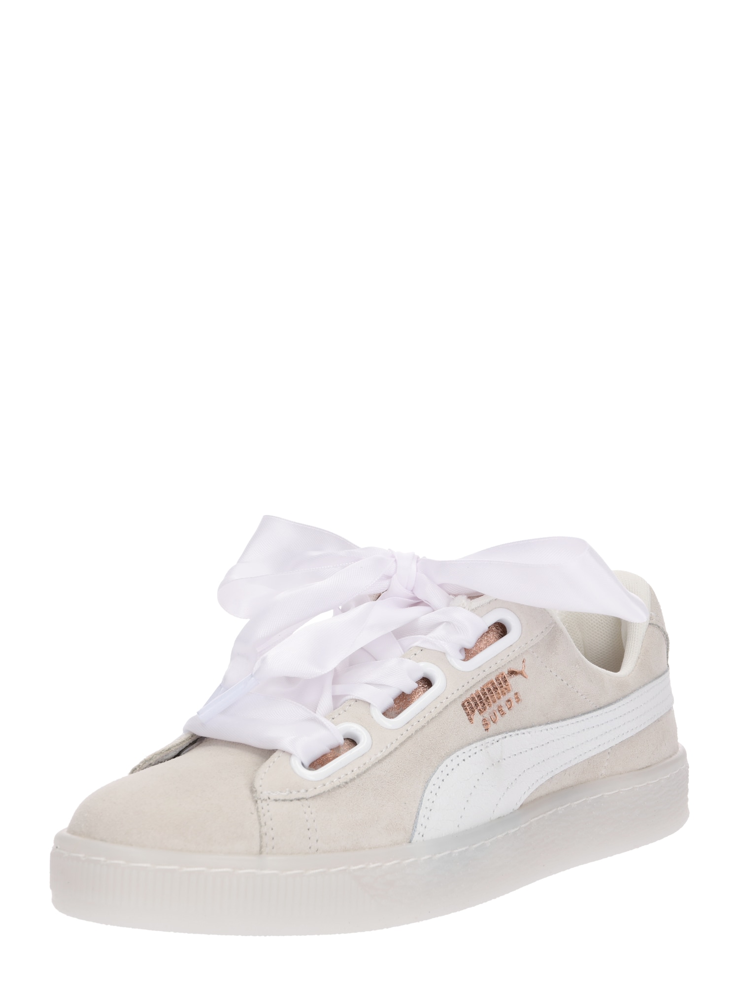 PUMA Sneaker low 'Suede Heart Artica'  bej / alb