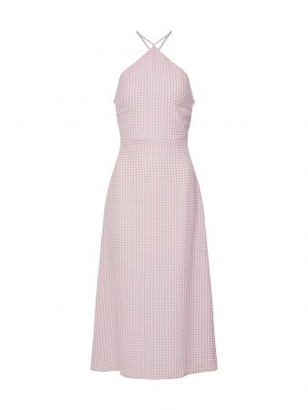 Fashion Union Rochie 'BAYBEE'  roz / alb