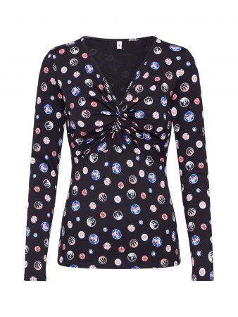 Blutsgeschwister Tricou 'tour d'amour'  negru