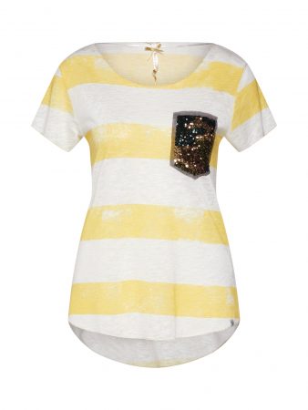 Key Largo Tricou  bej / galben