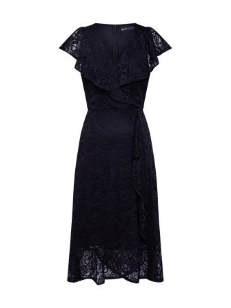 Mela London Rochie 'RUFFLE OVERLAY DRESS'  negru