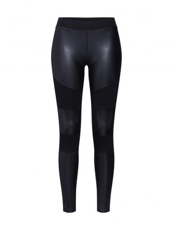 Urban Classics Leggings 'Fake Leather Tech'  negru