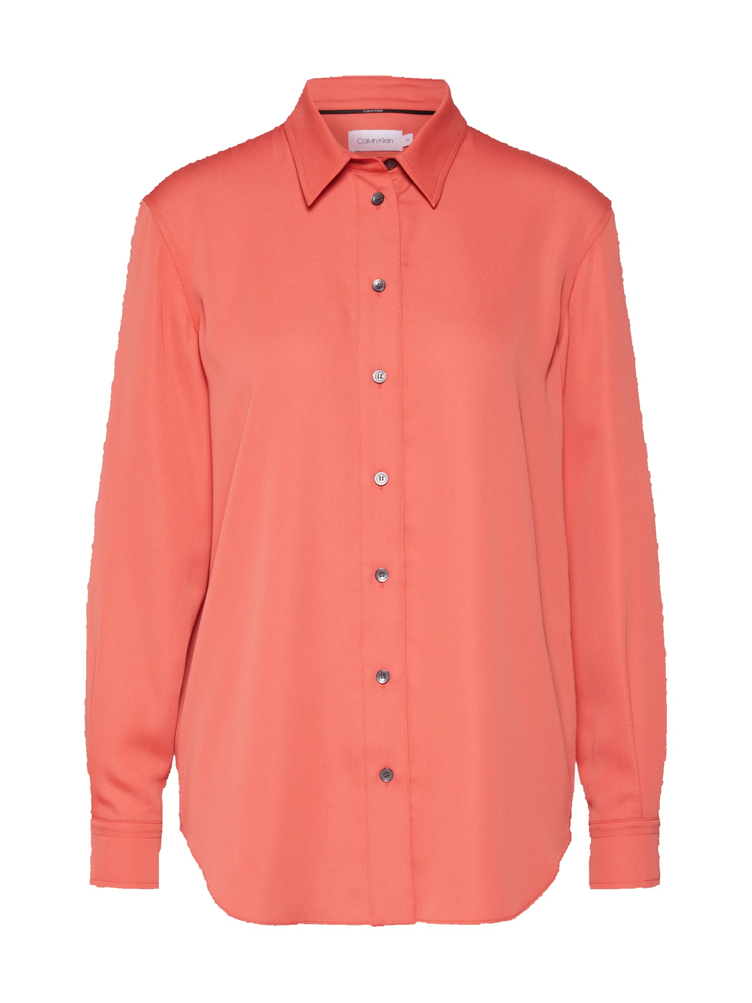 Calvin Klein Bluză 'PIPING'  roșu orange