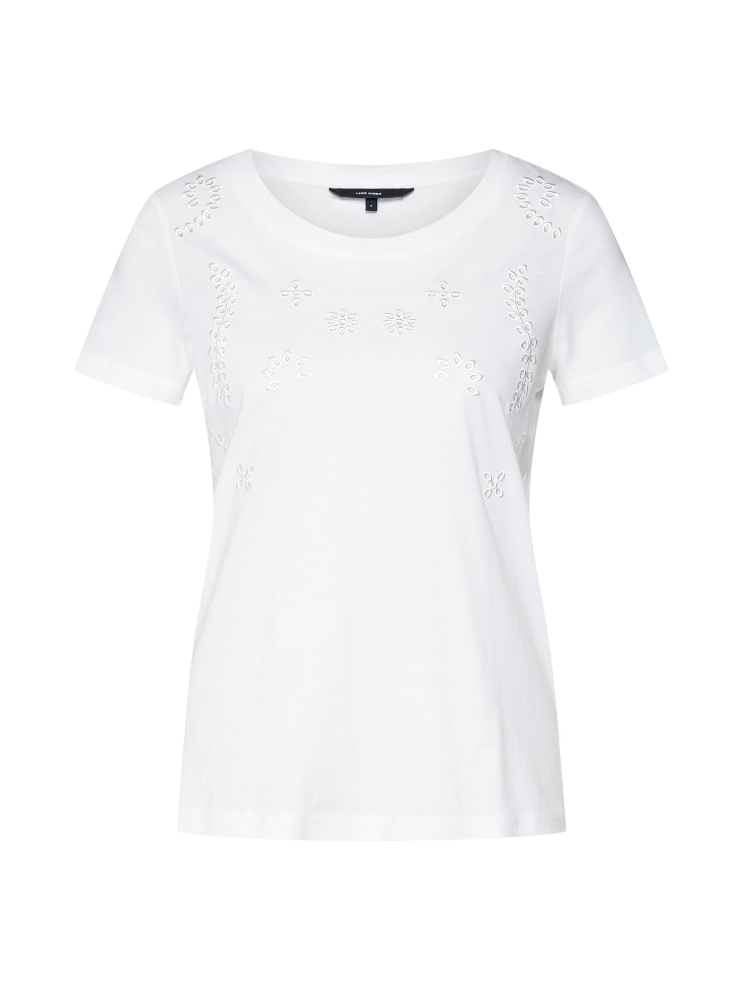 VERO MODA Tricou 'VMRAINER DIANA SS TOP JRS' alb